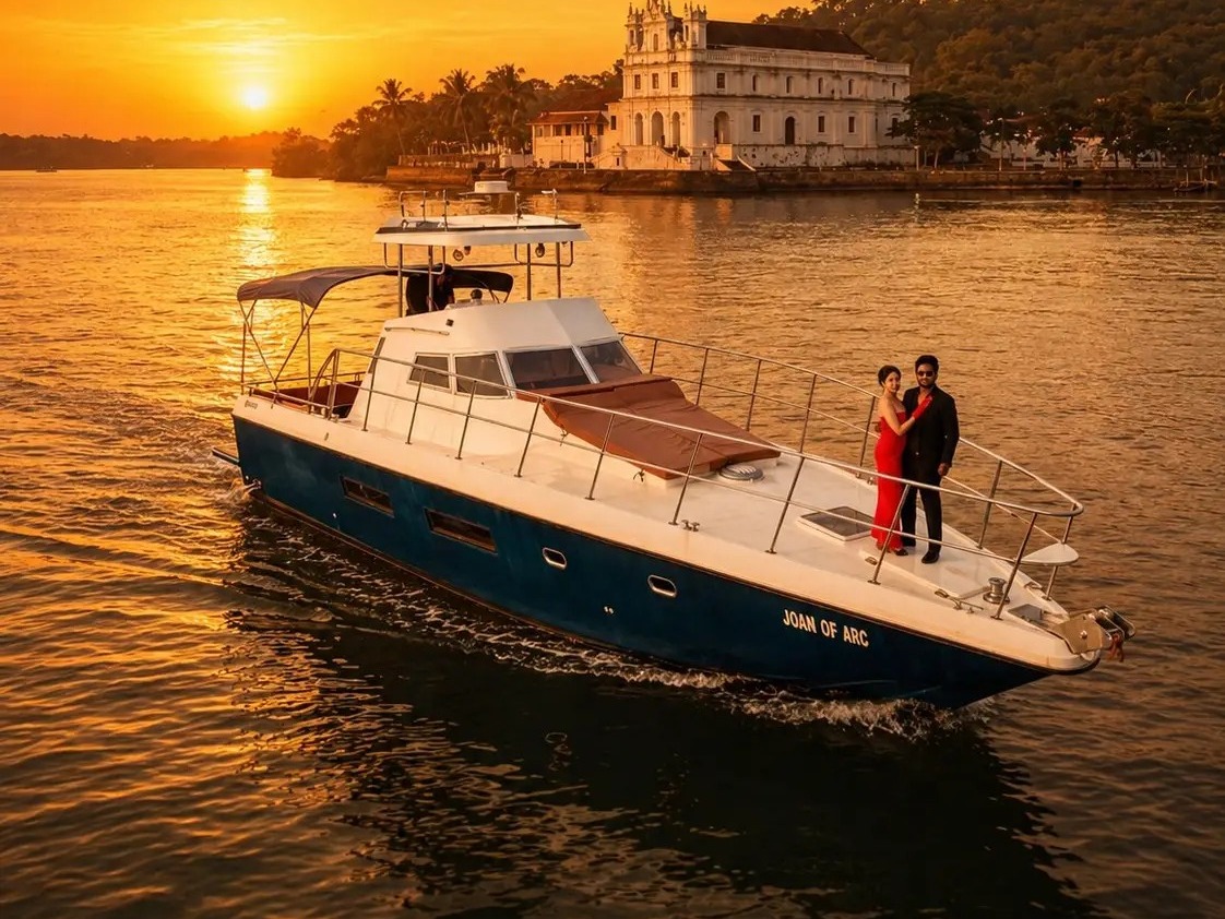 Sundowner cruise along Karnataka's coastline